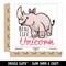 Water Bottle Sticker Set Rhino Rhinoceros Real life Unicorn Cute Waterproof Vinyl Stickers Pack Decal, Skateboard, Laptop, Car, Window, Bumper - 5 Pack